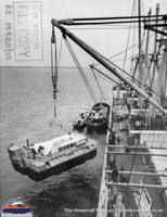 SRN6 being transported